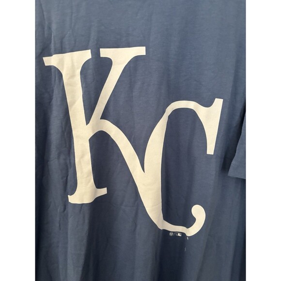 Kansas City Royals MLB 47Brand T- Shirt Royal Blue Size XXL - Picture 2 of 4
